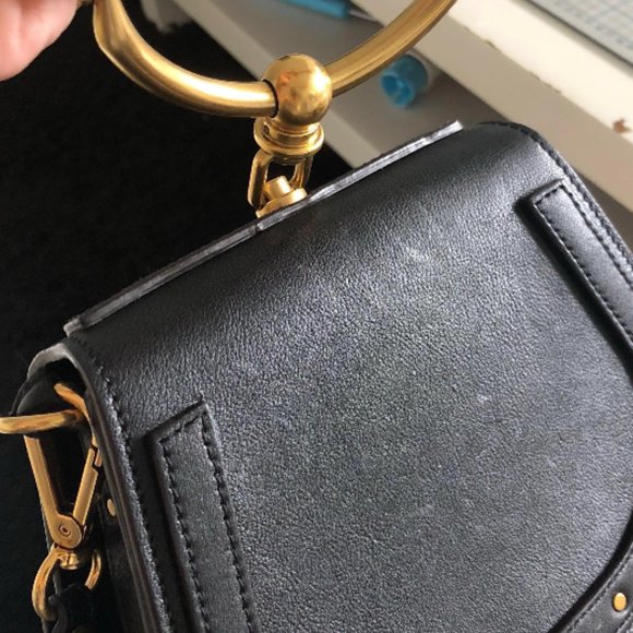 CHLOÉ Small Nile leather bracelet bag - Picture 5 of 15